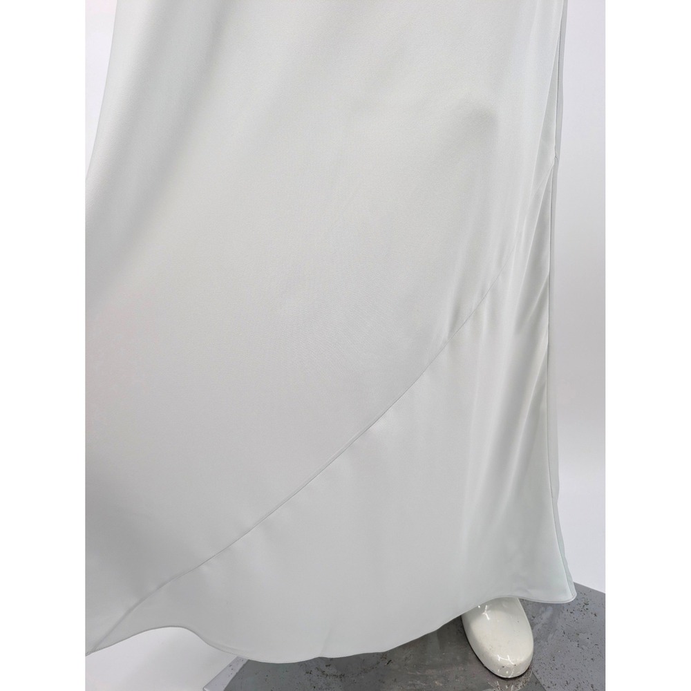 The Row SS18 Runway Look 28 Silk Maxi Dress Slip XS/S Pale Blue Asymmetric - Picture 7 of 16